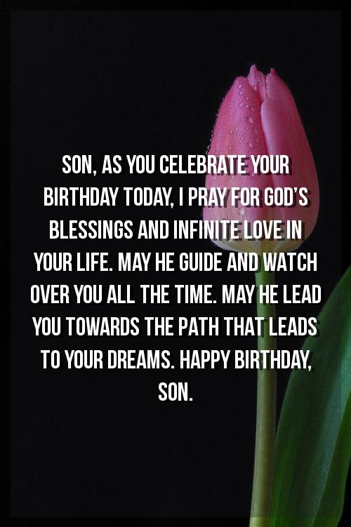 birthday wishes to dear son